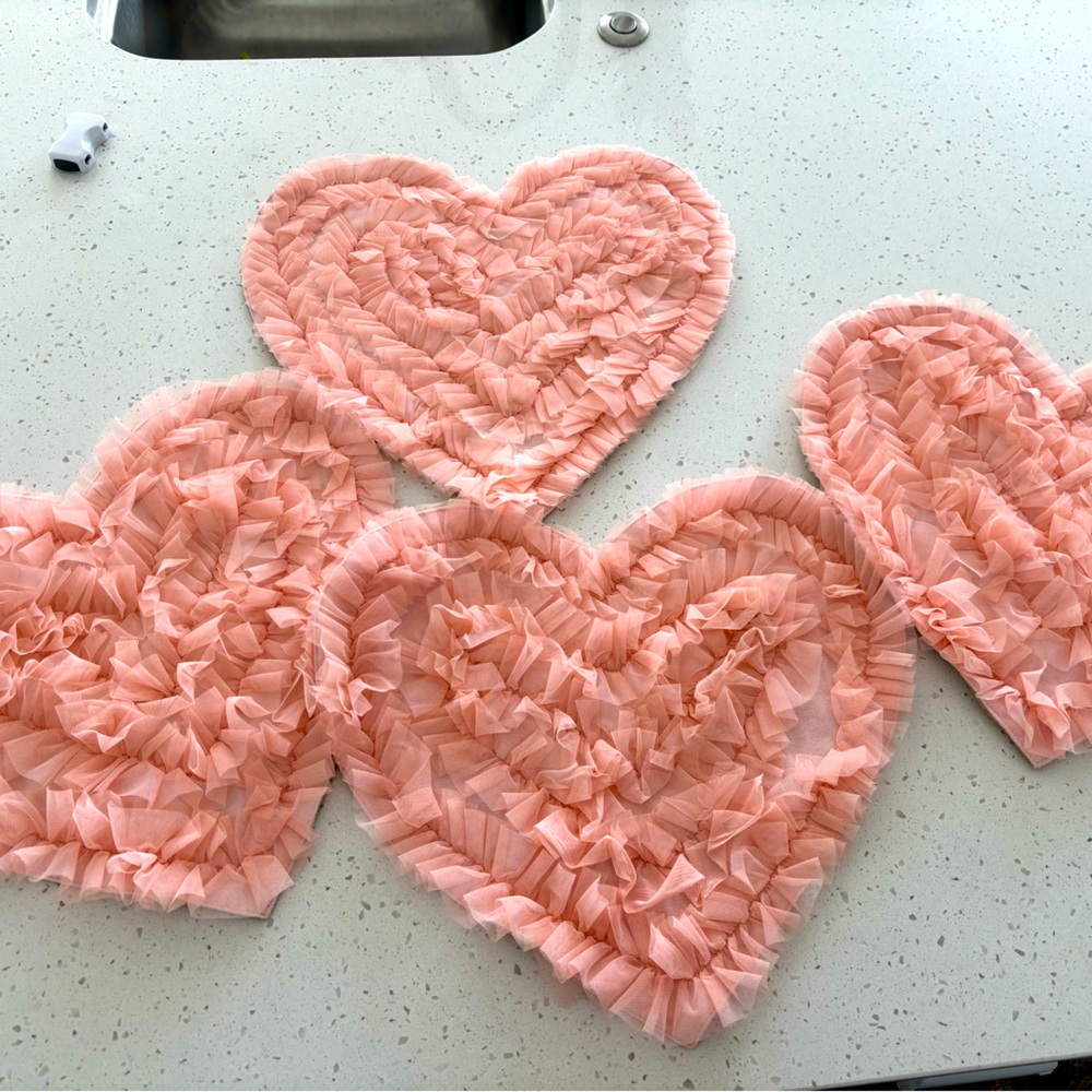 Cupcakes and Cashmere Heart Placemats